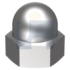 Hobsons - 1/4" - Dome Hex Nut - 304 Stainless - A2 - UNC | ND04PC025