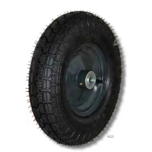AG Pulie Wheel Black Steel Pneumatic 400-8