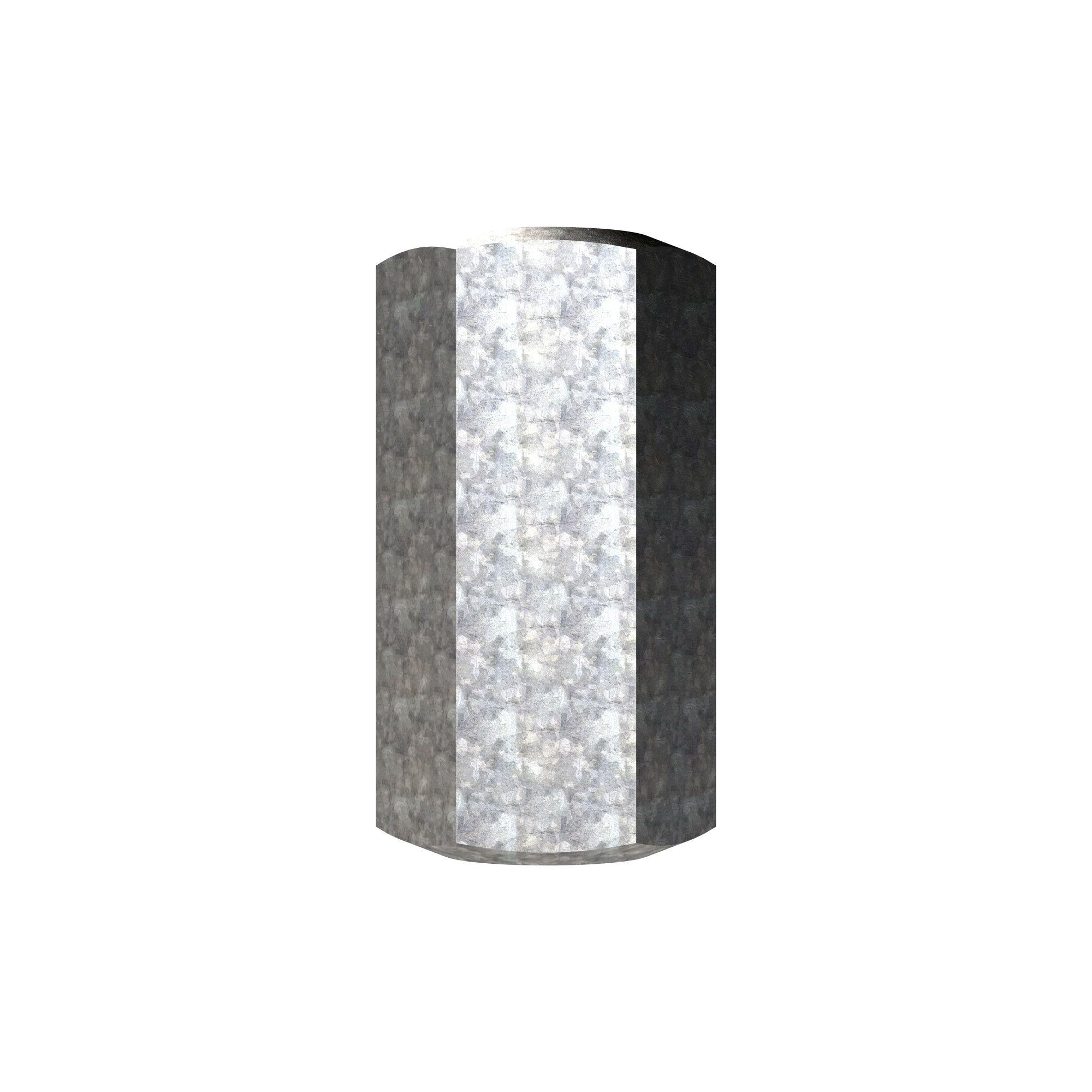 Bremick - Hex Coupler Galvanised M16 x 50mm (Box of 50)