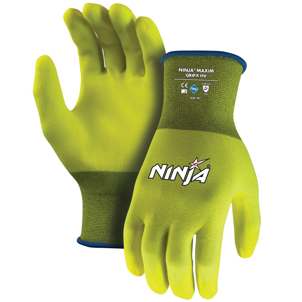 Frontier -  Glove Ninja HPT GripX Fluro Yellow Size Small | 9322297051994
