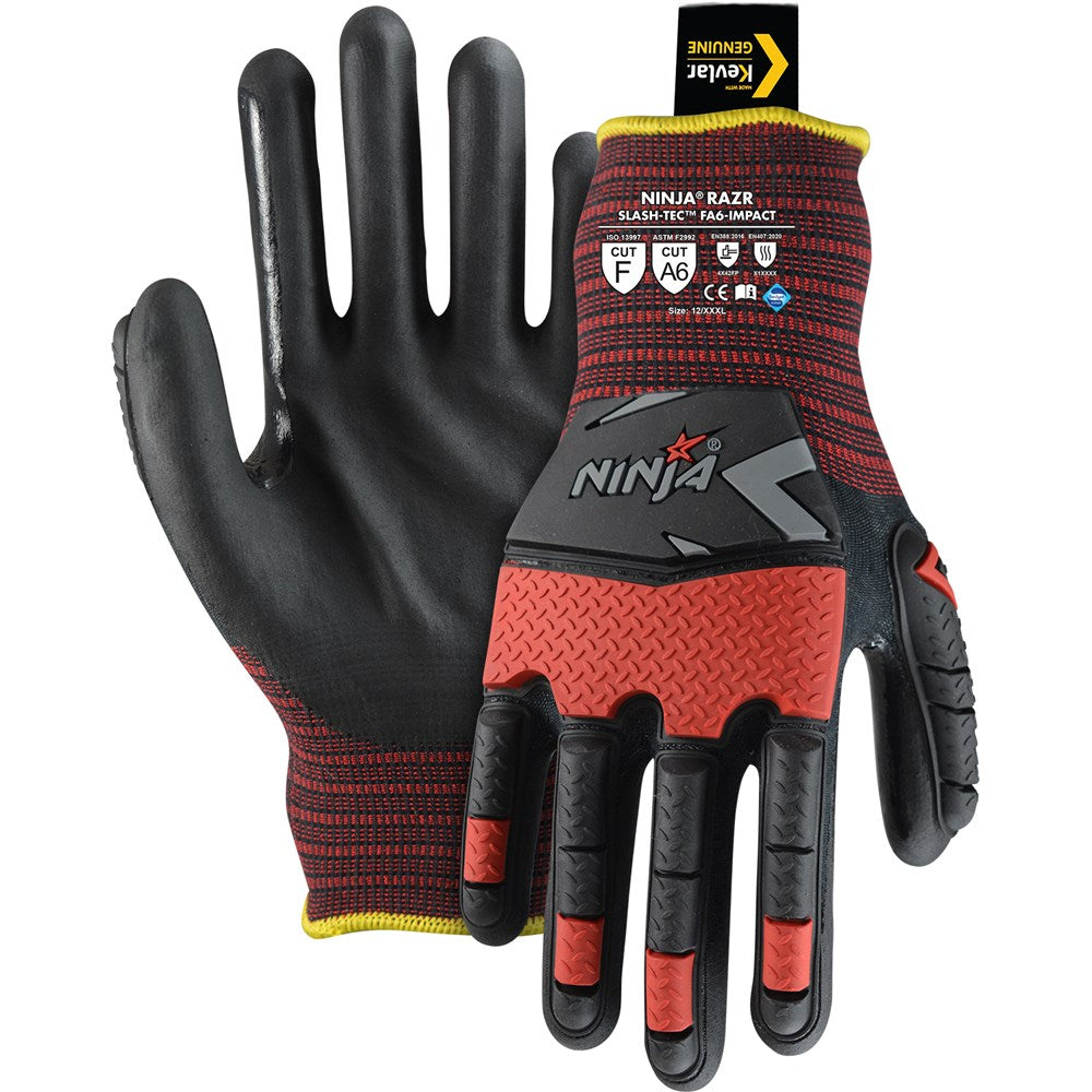 Frontier -  Glove Ninja Razr Slash-Tec Cut F FA6 Impact NFT Black Size Large | 9322297094250