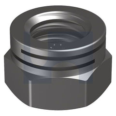 Hobsons - M6 ZINC & TOP COAT NFE 25 411 / CL8 / LANFRANCO ESL DUAL SLOT SELF LOCK NUT | ESL060100QVZF (Pack of 100)