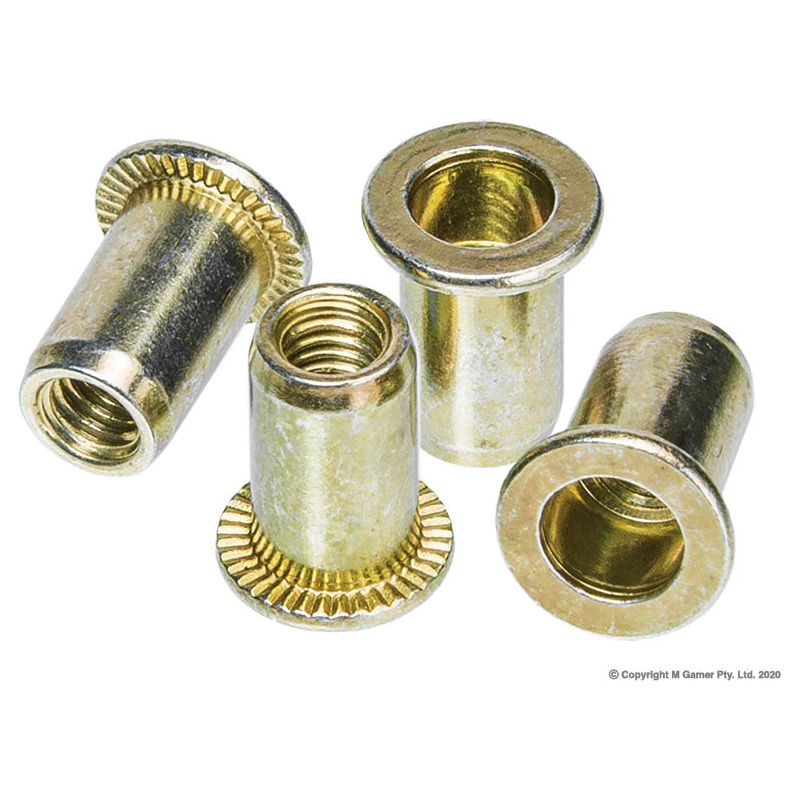 Geiger - Nutsert M10 Poly Nut Steel (pack of 50) | NM10PNS