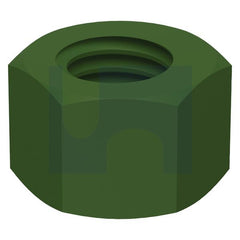 Hobsons - 7/8" - & Xylan Green Grade 2H Heavy Hex Nut - Zinc Plated - UNC | NP2HQC087X