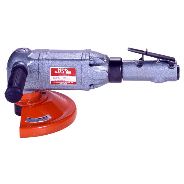 ITM - NPK 180MM AIR ANGLE GRINDER SAFETY LEVER THROTTLE HEAVY DUTY | NPK-NAG2ELW