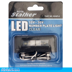 Champion - NITE STALKER NUMBER PLATE LIGHT - CLEAR | NSNPLC
