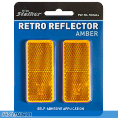 Champion - NITE STALKER RETRO REFLECTORS - AMBER - 64mm | NSRA64