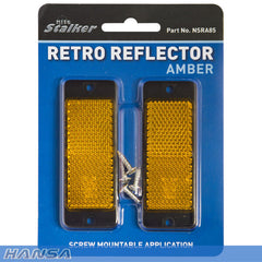 Champion - NITE STALKER RETRO REFLECTORS - AMBER - 85mm | NSRA85