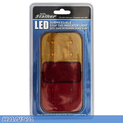 Champion - NITE STALKER TRAILER LIGHT WITH NUMBER PLATE 12V LED | NSTLNP12