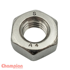 Champion - Hex Plain Nuts Stainless Steel M5 x 0.8mm 316/a4 | C1872-18