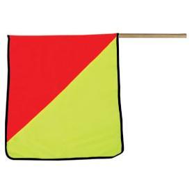 Uniform Safety Signs - Oversize Flags on DOWELL (Pair of 2) [450x450mm] | OFD300