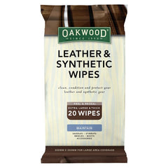 Sabco - Oakwood Leather & Synthetic Wipes 20pk | OP118