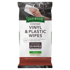 Sabco - Oakwood Vinyl & Plastic Wipes With UV Protect 20pk | OP147