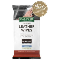 Sabco - Oakwood Everyday Leather Wipes With UV Protect | OP197