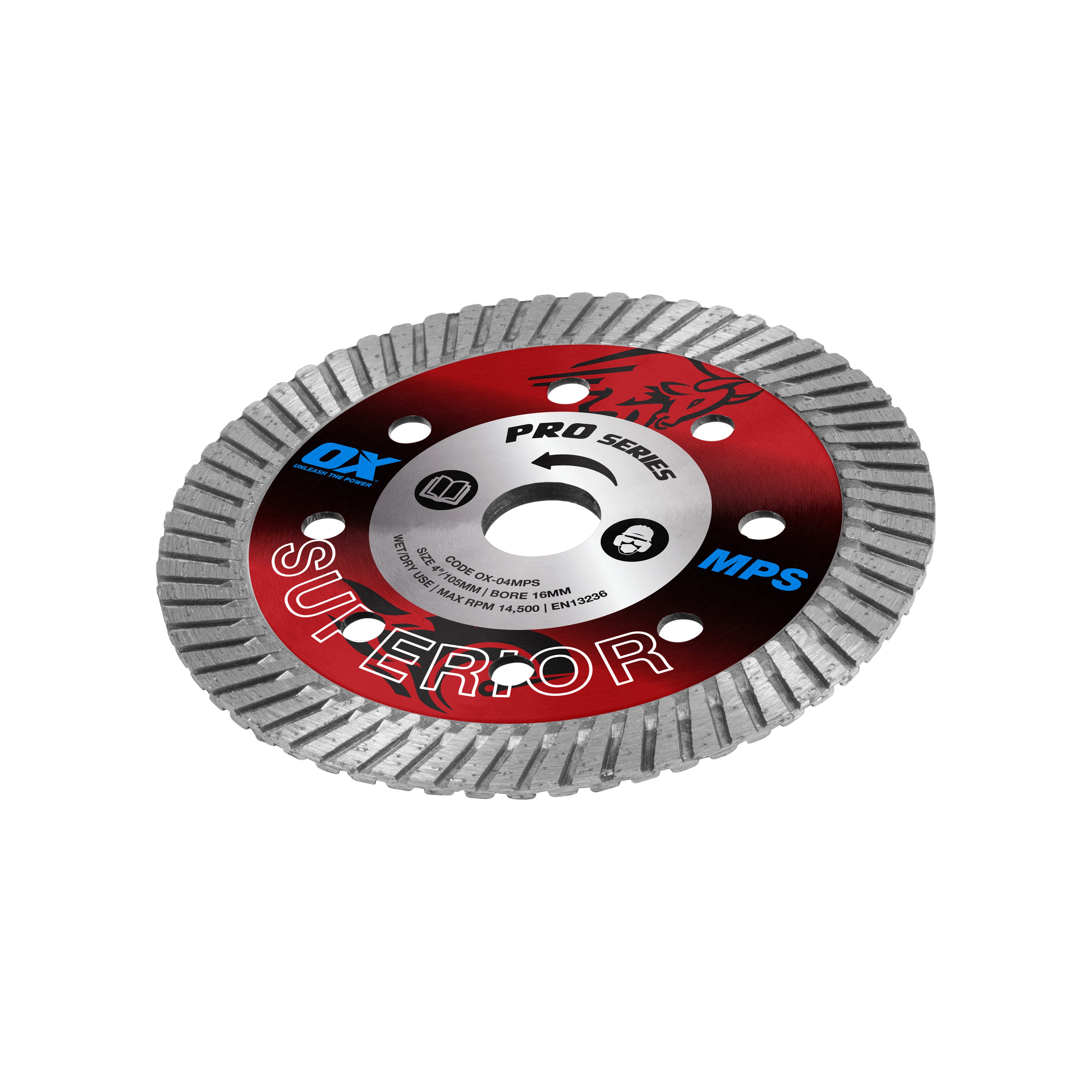 OX Tools - Pro Superior Turbo Blade 105mm - Multi-Purpose | OX-04MPS