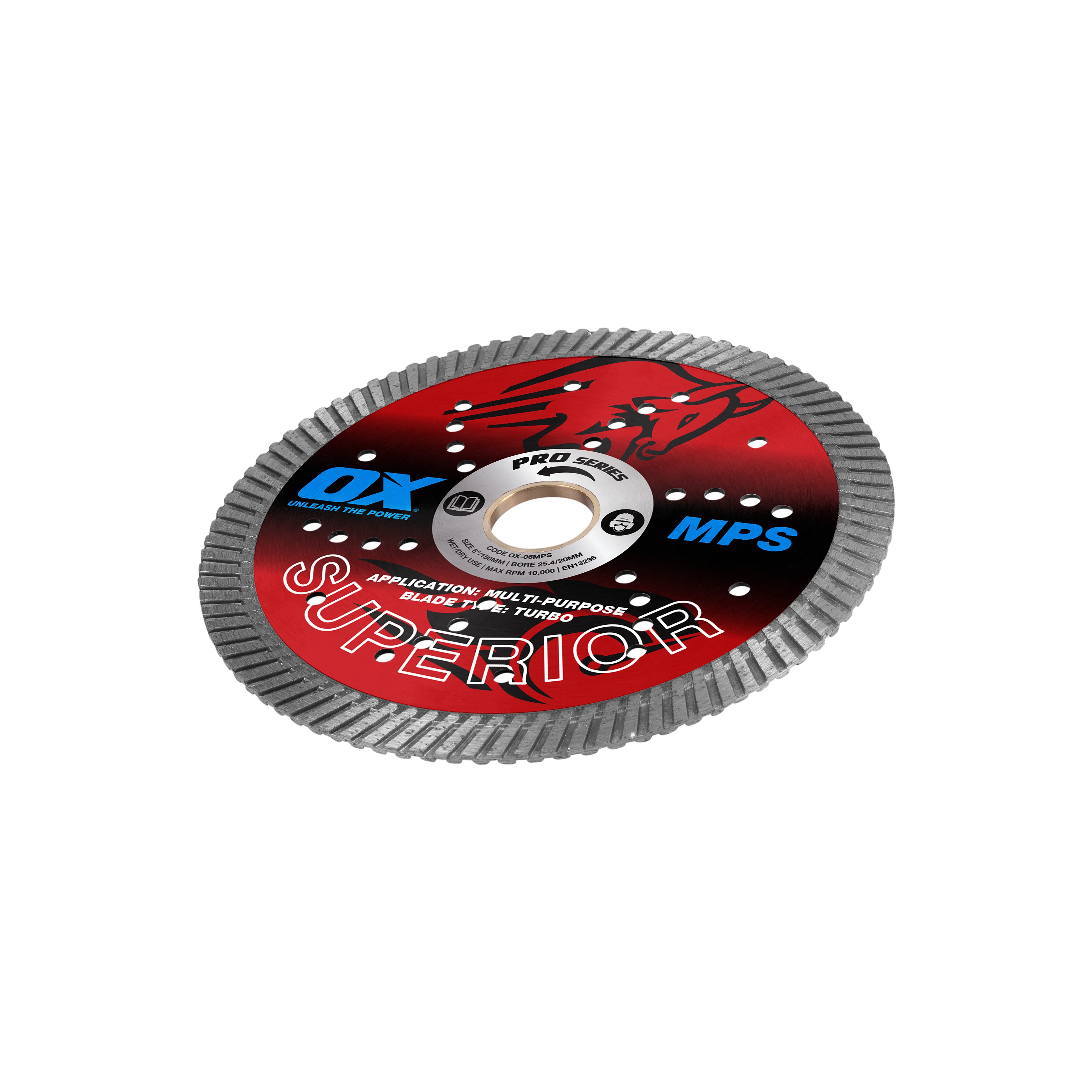 OX Tools - Pro Superior Turbo Blade 150mm - Multi-Purpose | OX-06MPS