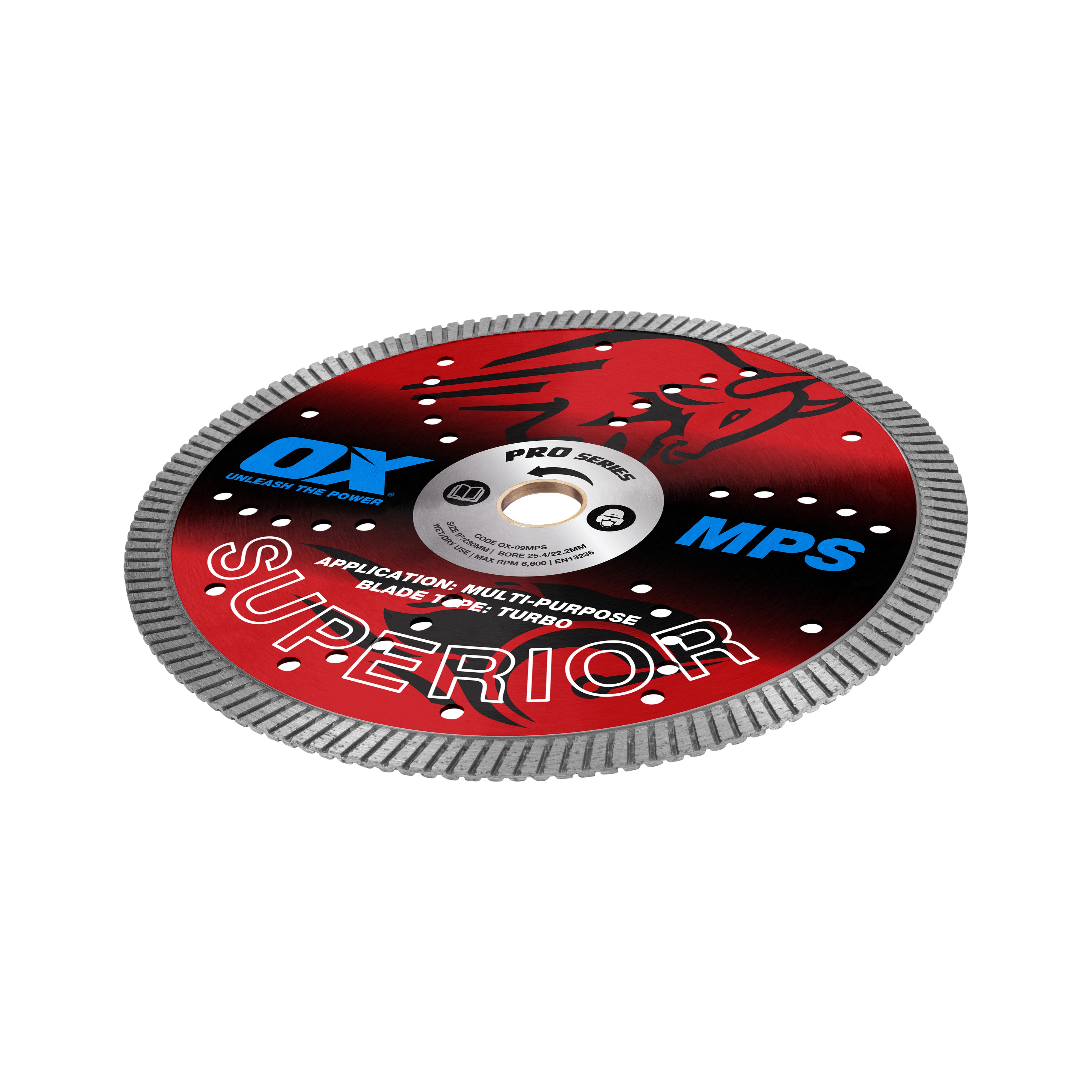 OX Tools - Pro Superior Turbo Blade 230mm - Multi-Purpose | OX-09MPS