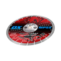 OX Tools - Pro Superior Superfast Turbo Segmented Blade 350mm - Multi-Purpose | OX-14MPSS