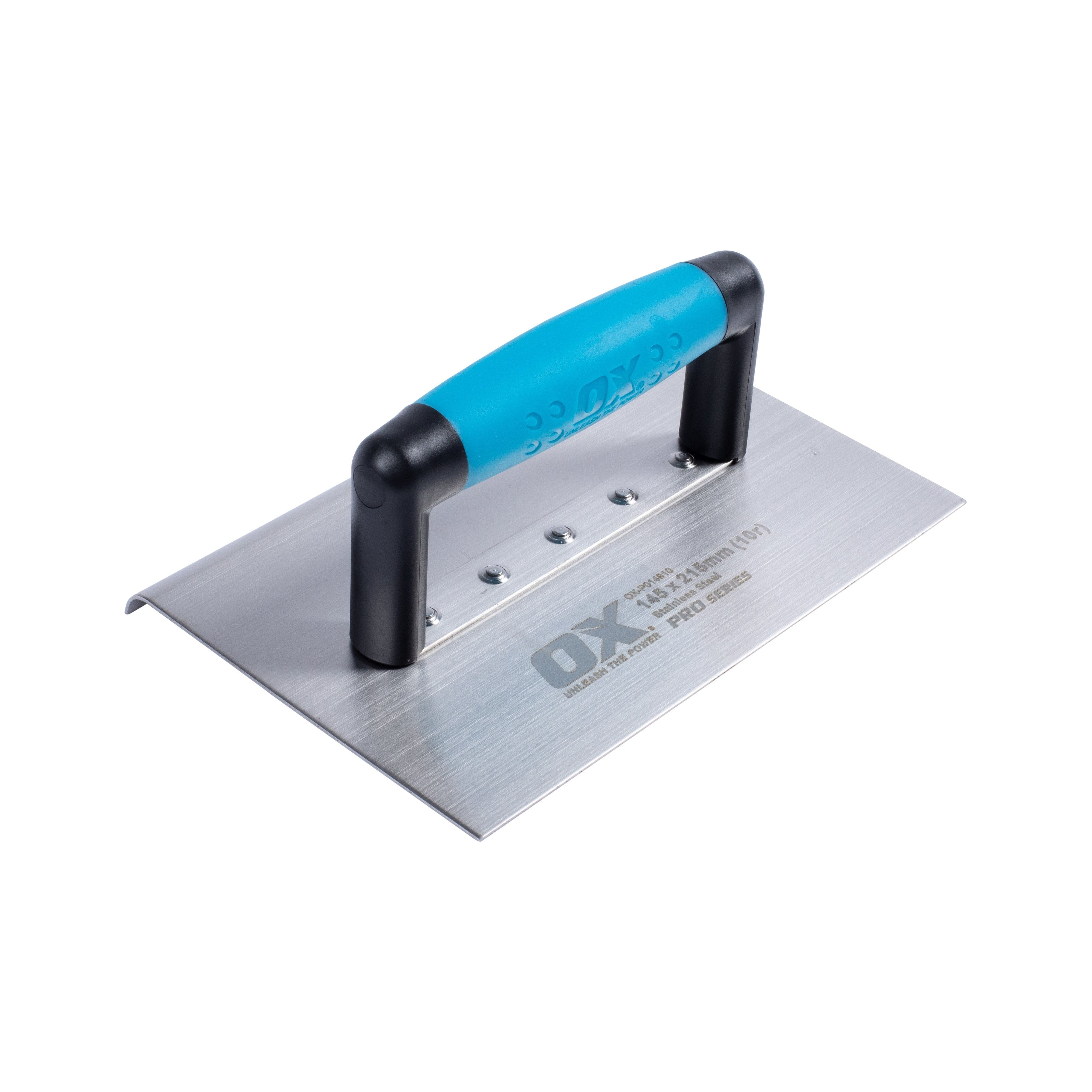 OX Tools - Pro Extra Wide Edging Trowel 6mm Radius- 145 x 215mm / 5 3/4in x 8 1/2in | OX-P014910
