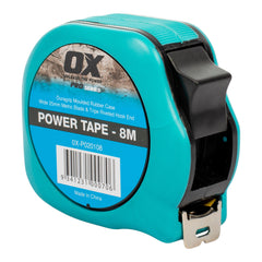 OX Tools - Professional 8m Duragrip Metric Tape Measure | OX-P020108