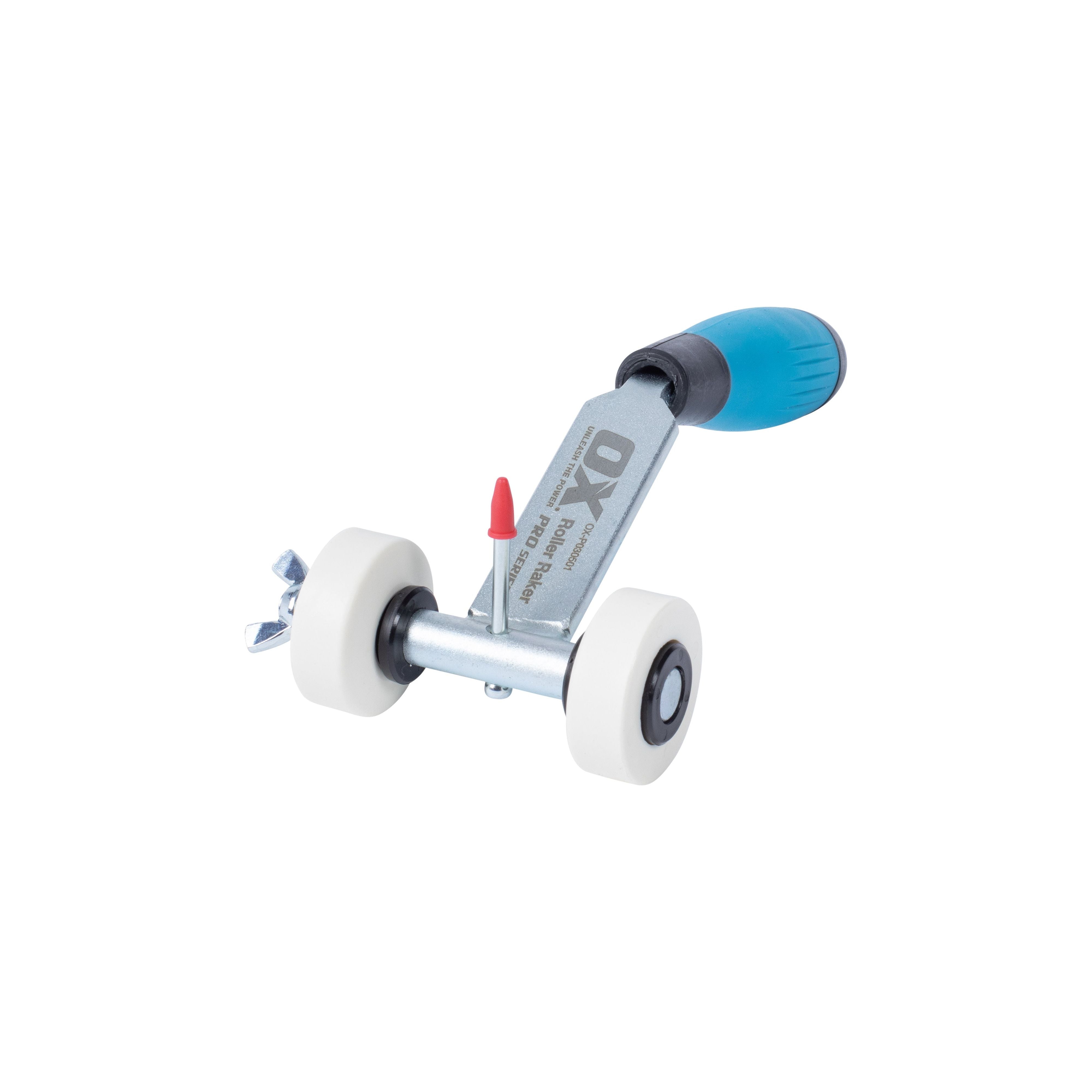 OX Tools - Professional Poly Wheel Roller Raker - Standard | OX-P030501