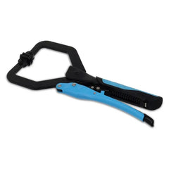 OX Tools - Auto Adjust 10-Inch Long Reach C Clamp With Swivel Pad - Gripped | OX-P204502