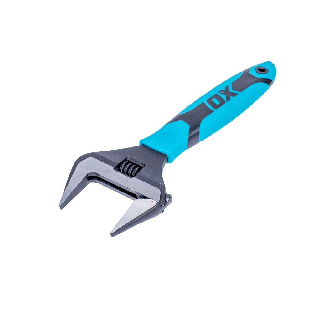 OX Tools - Pro Ultra Wide Jaw Adjustable Wrench - 10"/250mm | OX-P324610
