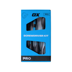 OX Tools - Pro 7pc Screwdriver Kit - PH & Blade | OX-P361717