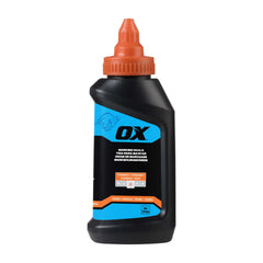 OX Tools - 8-Ounce Hi-Visibility Orange Marking Chalk - Permanence 2 | OX-P630803