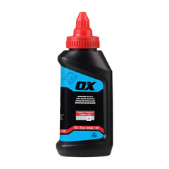 OX Tools - 8-Ounce Permanent Red Marking Chalk - Permanence 3  | OX-P630805