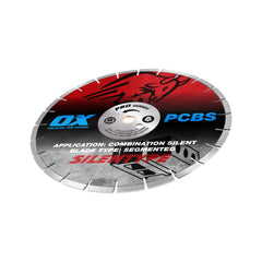 OX Tools - Professional PCBS 14" Silent Diamond Blade - 50/50 Combination | OX-PCBS-14