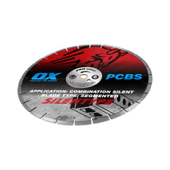 OX Tools - Professional PCBS 16" Silent Diamond Blade - 50/50 Combination | OX-PCBS-16