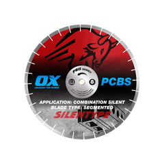 OX Tools - Professional PCBS 18" Silent Diamond Blade - 50/50 Combination | OX-PCBS-18