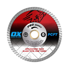 OX Tools - Pro 5” Fine Turbo Diamond Blade | OX-PCFT-5