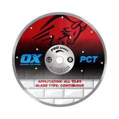OX Tools - Professional 14" Tiling Diamond Blade | OX-PCT-14