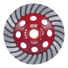 OX Tools - Professional PCTB 5" Turbo Cup Wheel - 22.2mm Bore | OX-PCTB-5