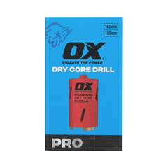 OX Tools - Professional Dry Core Drill - 102mm | OX-PDC-102