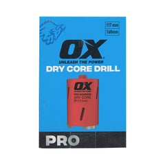 OX Tools - Professional Dry Core Drill - 117mm | OX-PDC-117
