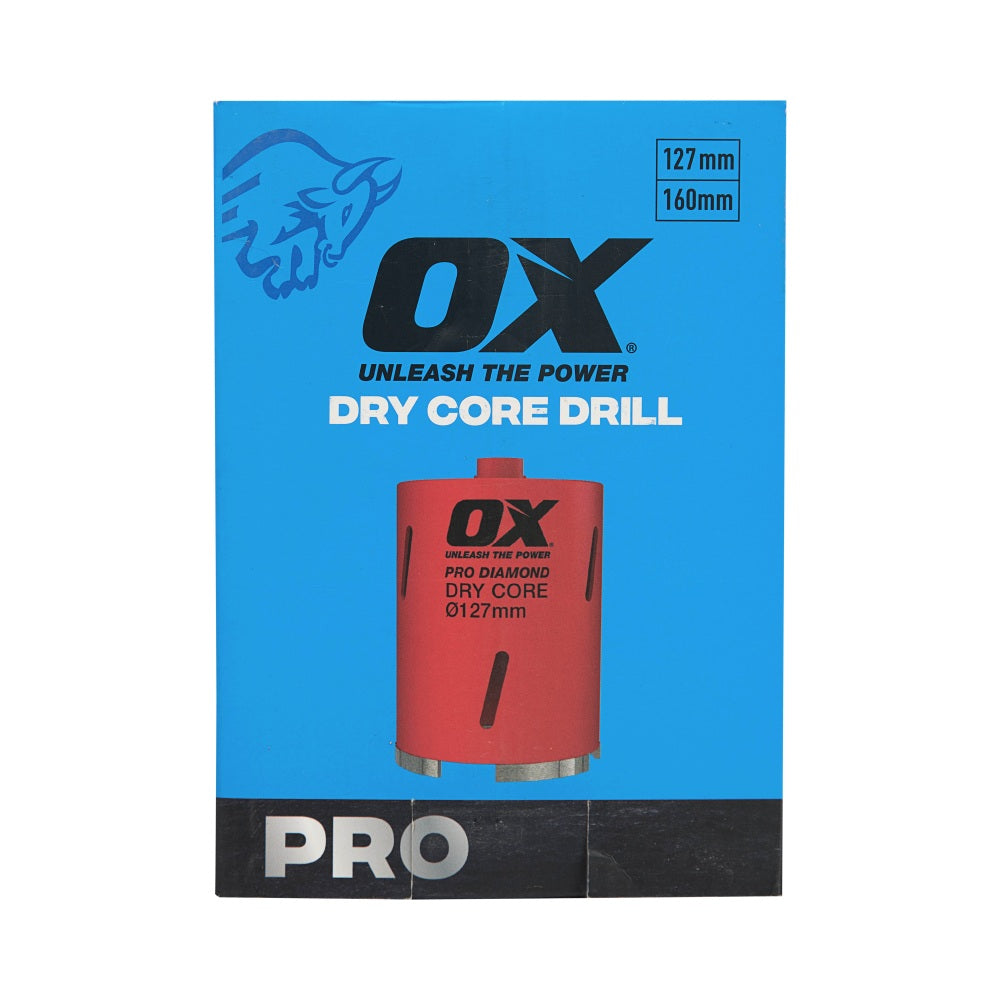 OX Tools - Professional Dry Core Drill - 127mm | OX-PDC-127