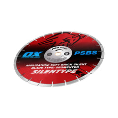 OX Tools - Professional PSBS 14" Silent Diamond Blade - Soft Brick | OX-PSBS-14