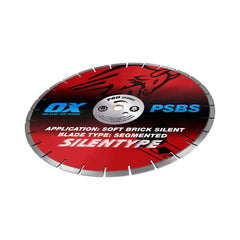 OX Tools - Professional PSBS 16" Silent Diamond Blade - Soft Brick | OX-PSBS-16