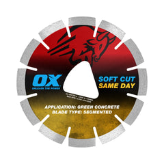 OX Tools - Pro Soft Cut Same Day Diamond Blade - 6" | OX-PSCSD-6