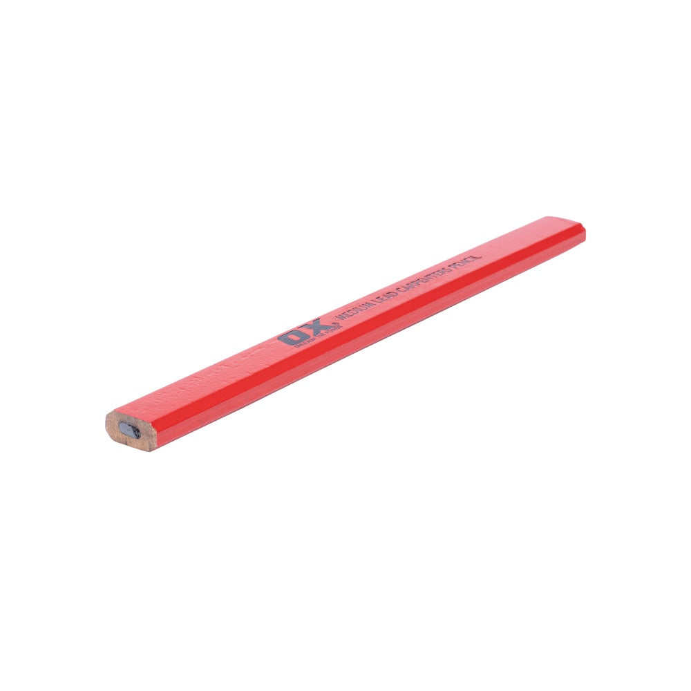 OX Tools - Trade Medium Red Carpenters Pencils - 72 pack | OX-T022972