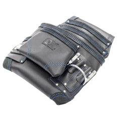 OX Tools - Trade Black Leather 8 Pocket Tool Pouch | OX-T265603