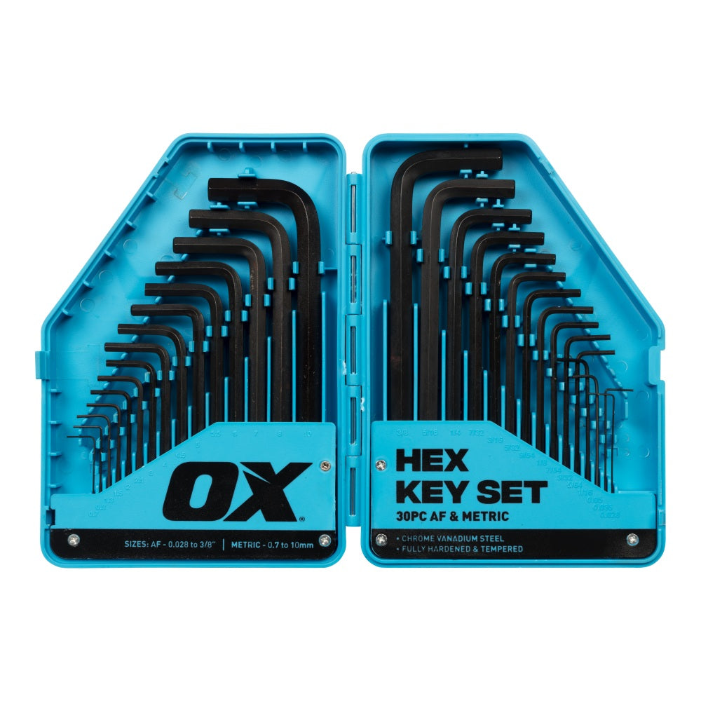 OX Tools - Trade Hex Allen Key 30pc Set | OX-T322530