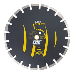 OX Tools - Premium Turbo Segmented Blade 350mm - Abrasive | OX-TA10-14