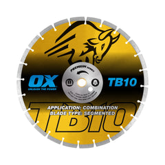 OX Tools - Premium Turbo Segmented Blade 350mm - Combination | OX-TB10-14