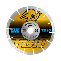 OX Tools - Premium Turbo Segmented Blade 180mm - Combination | OX-TB10-7