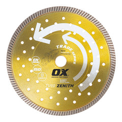 OX Tools - Premium Turbo Segmented Blade 230mm - Universal/Hard | OX-TU10-9