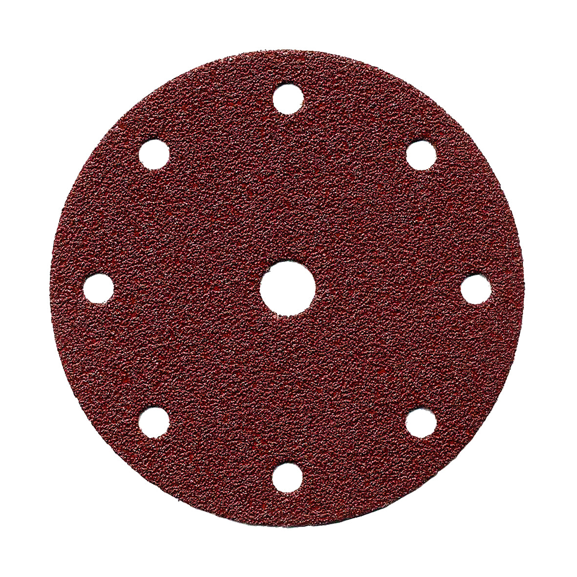 Makita - Sanding Disc 150mm 240# - Hook & Loop Brown 9 Hole - 50pk | P-32655
